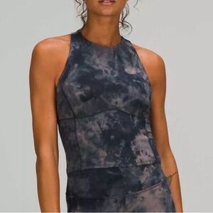 Lululemon Athletica Key to Balance tank top diamond dye lunar rock true navy
